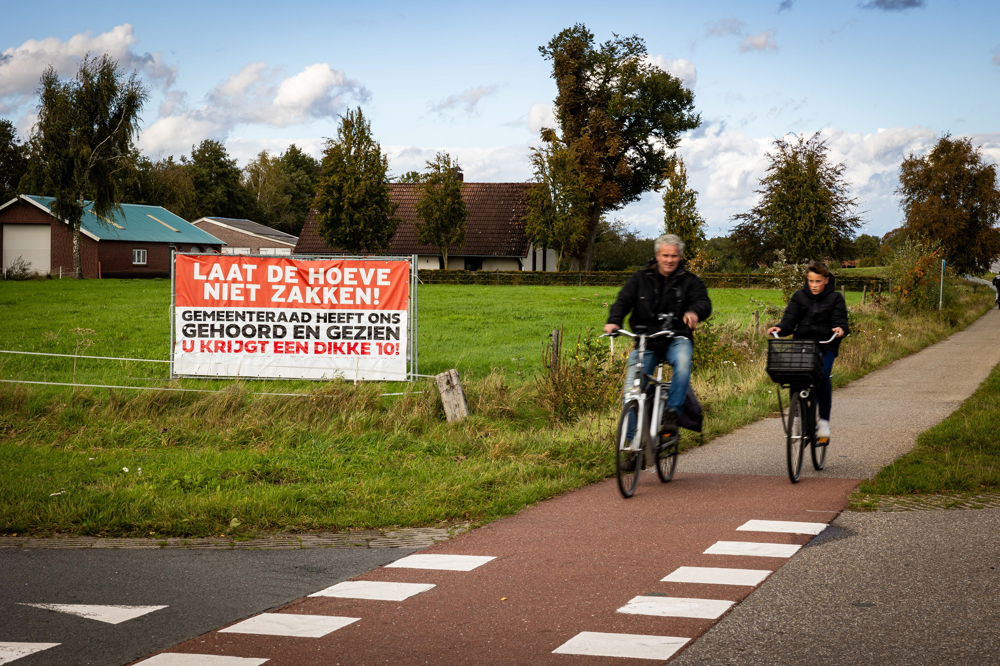 Protest tegen zoutwinning Haaksbergen