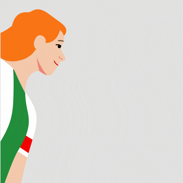 Turning Woman Colour