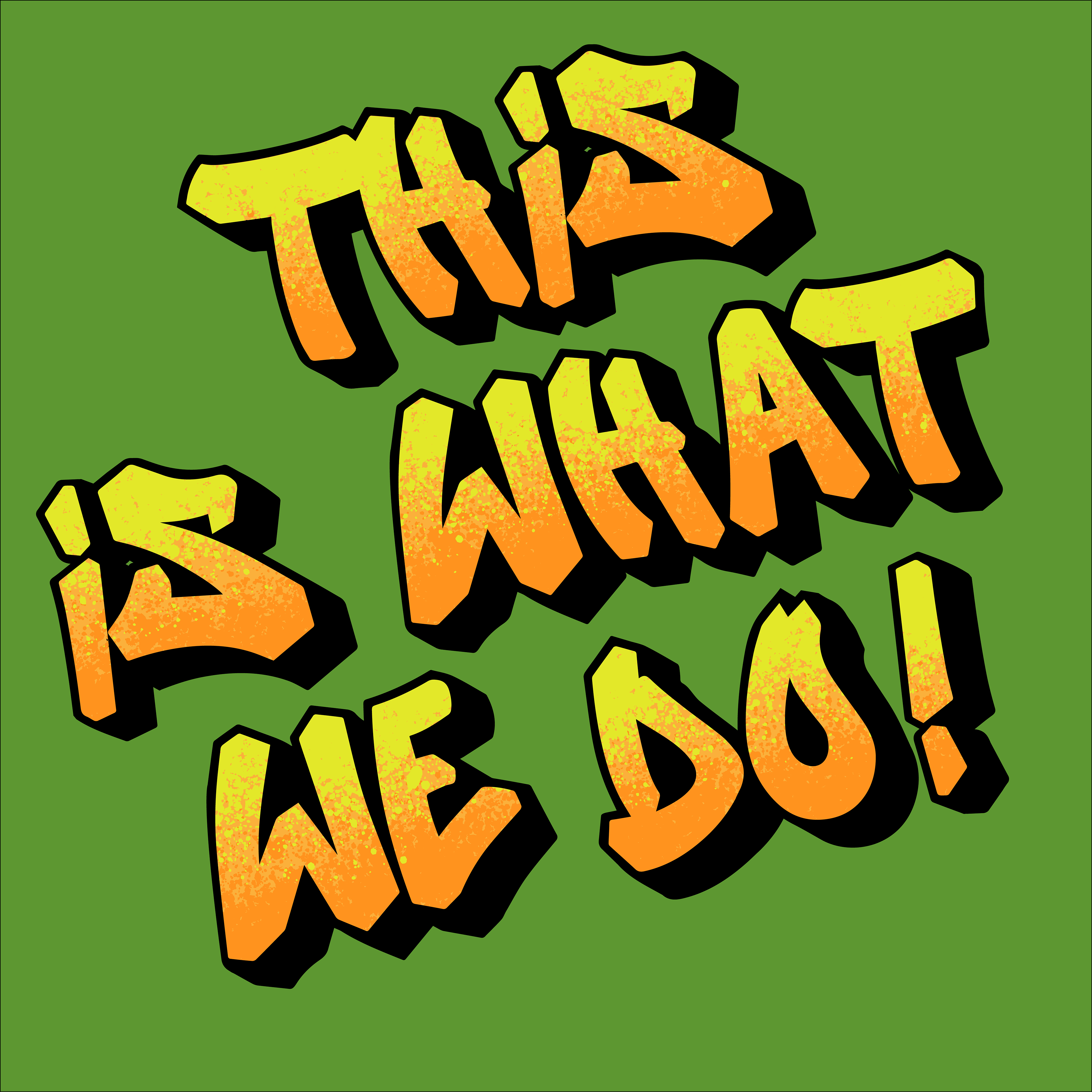 Graffiti font sample