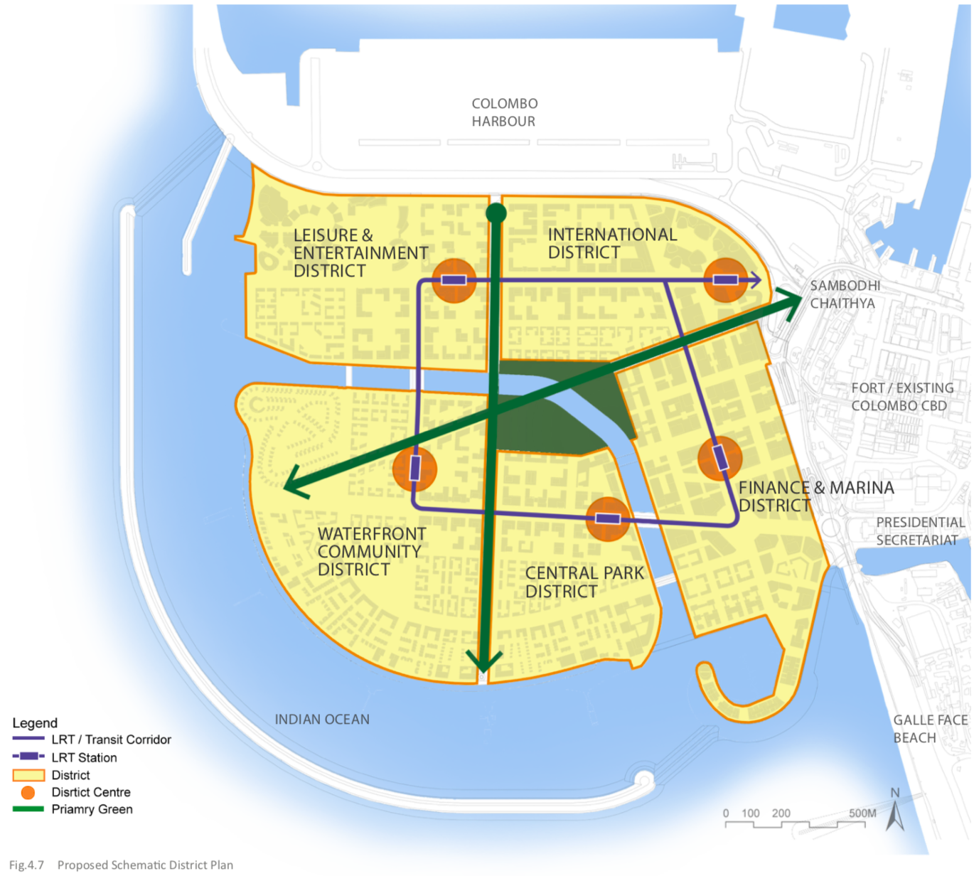 Proposed Schematic District Plan