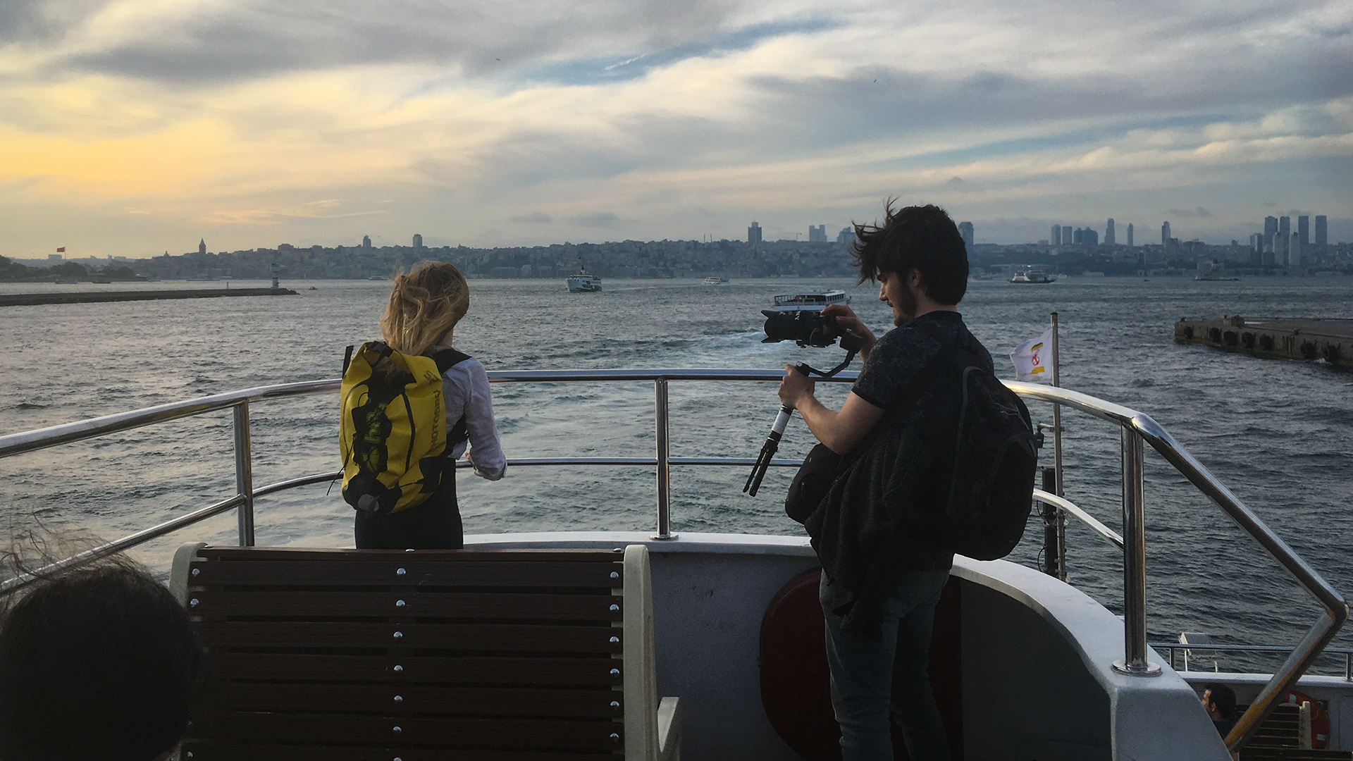 behind the camera