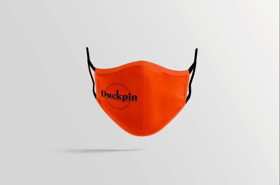 Customized mask in orange