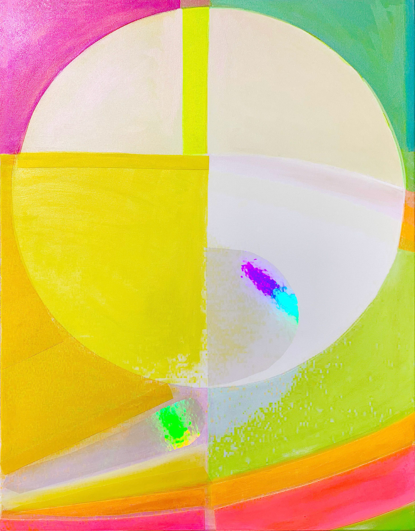 Solsphere II 24 x 18 Mixed Media on Canvas