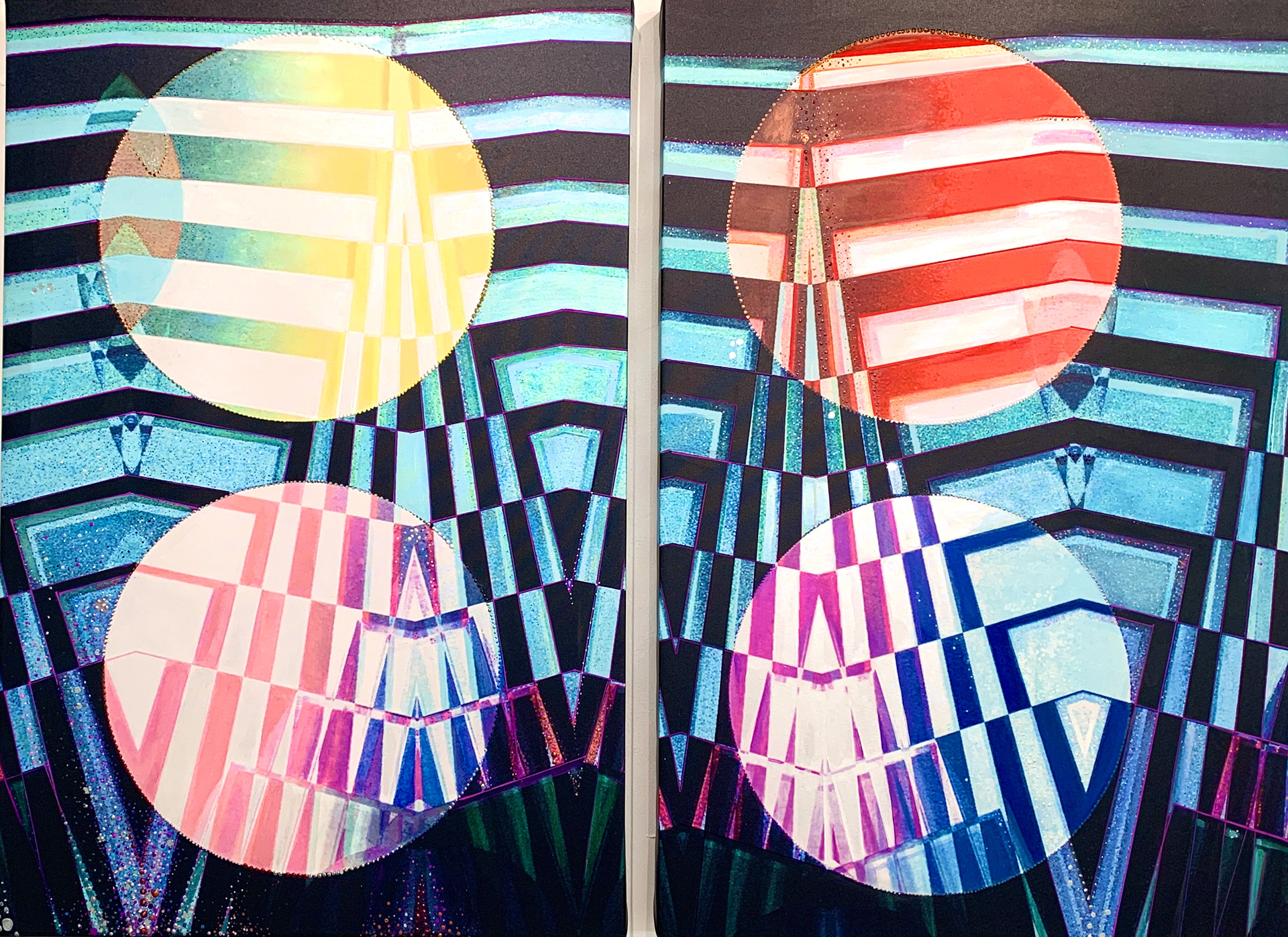 CD1 (Anthropocene) 36 x 48 Mixed Media on Canvas 2020