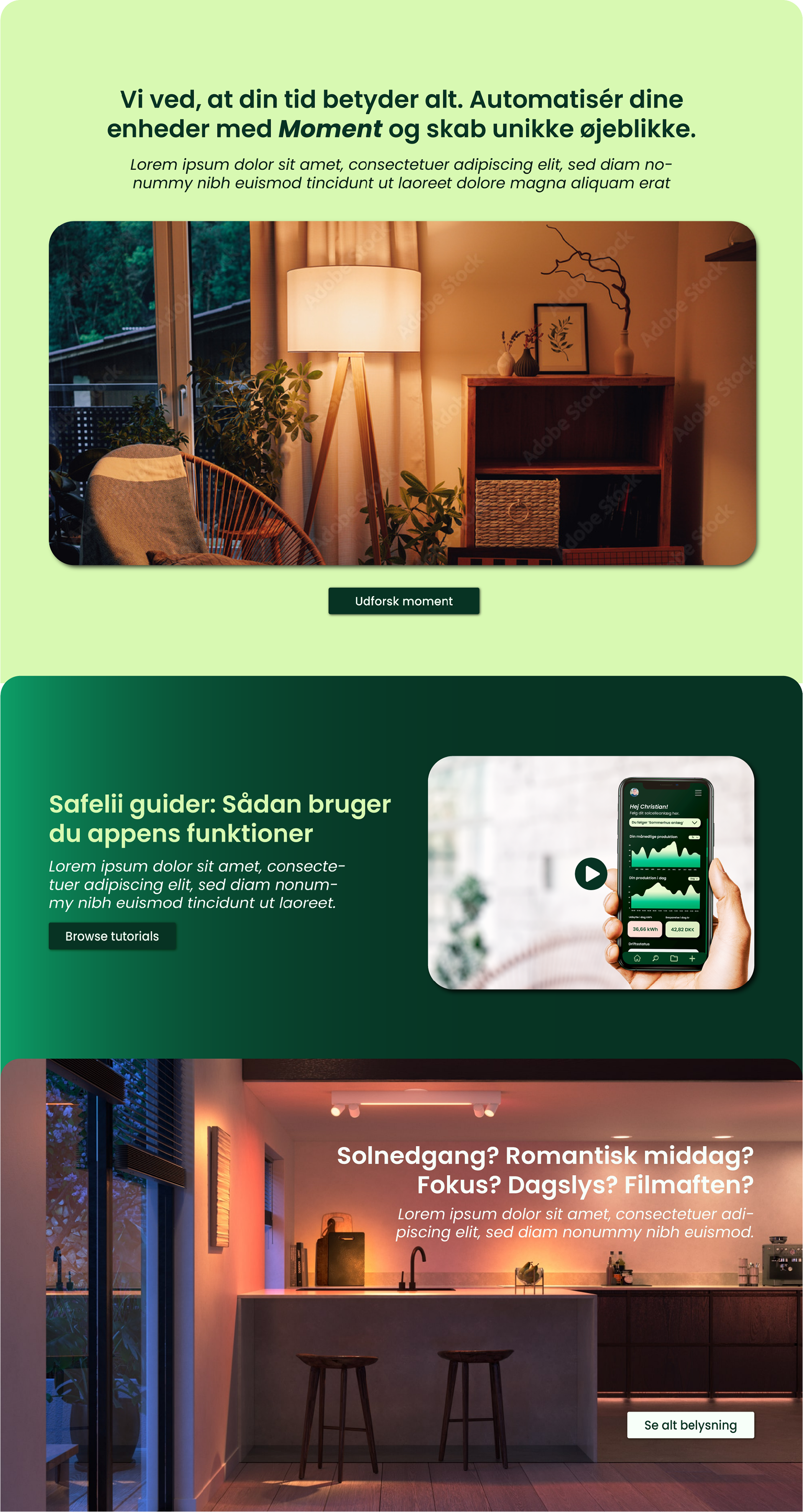 Website design