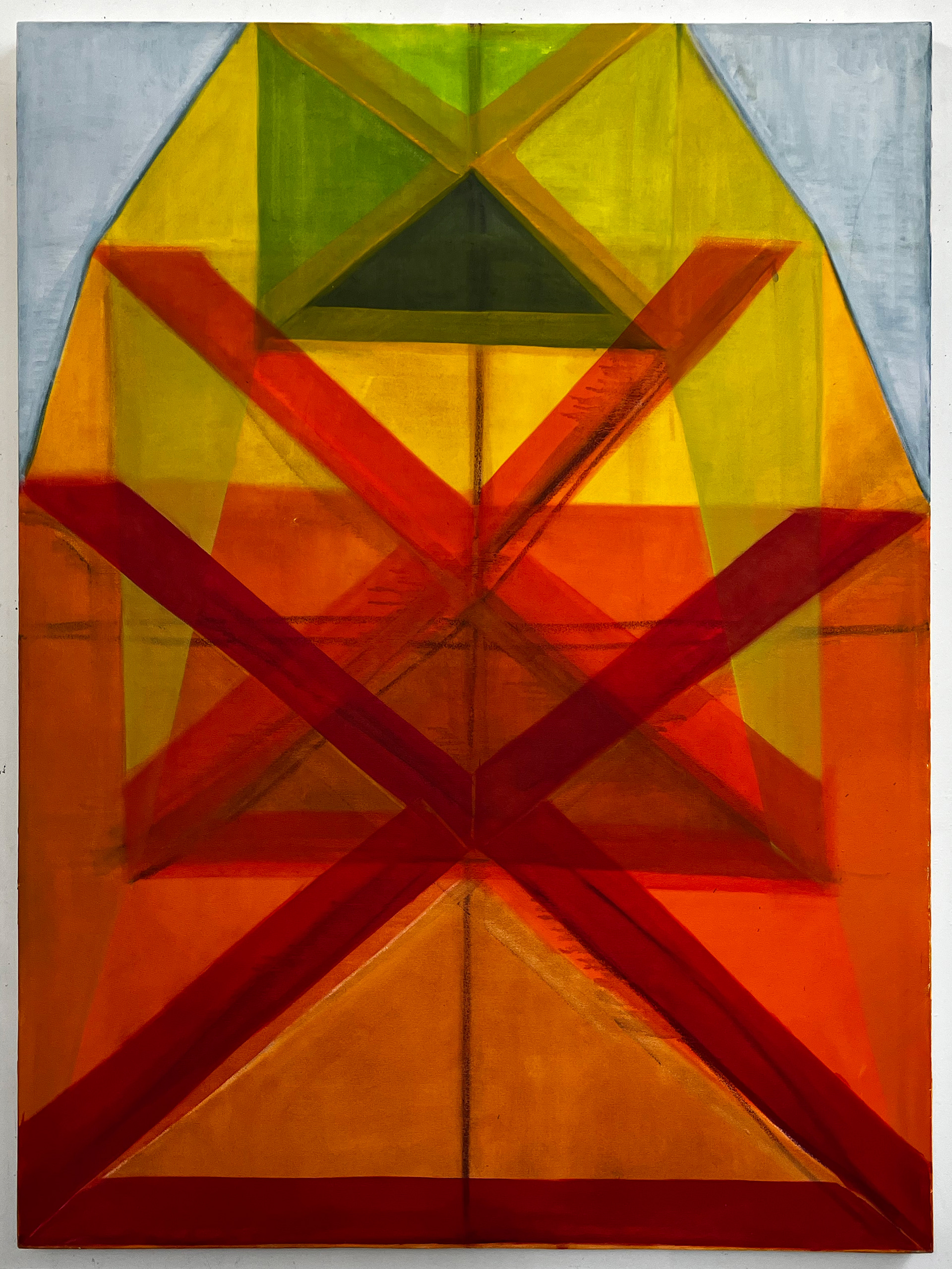 crate for human centipede, 62x48", 2024