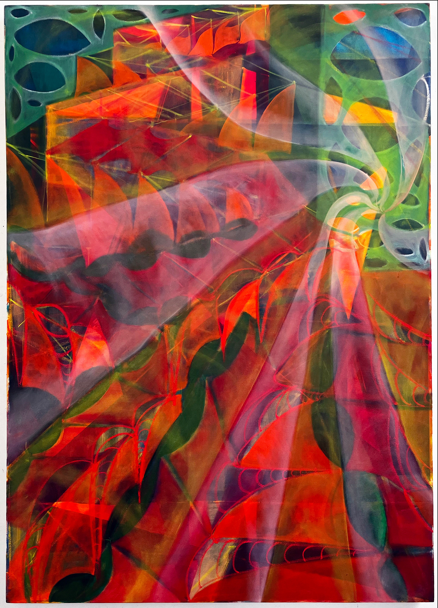 centipede hurts, 62x48", 2024