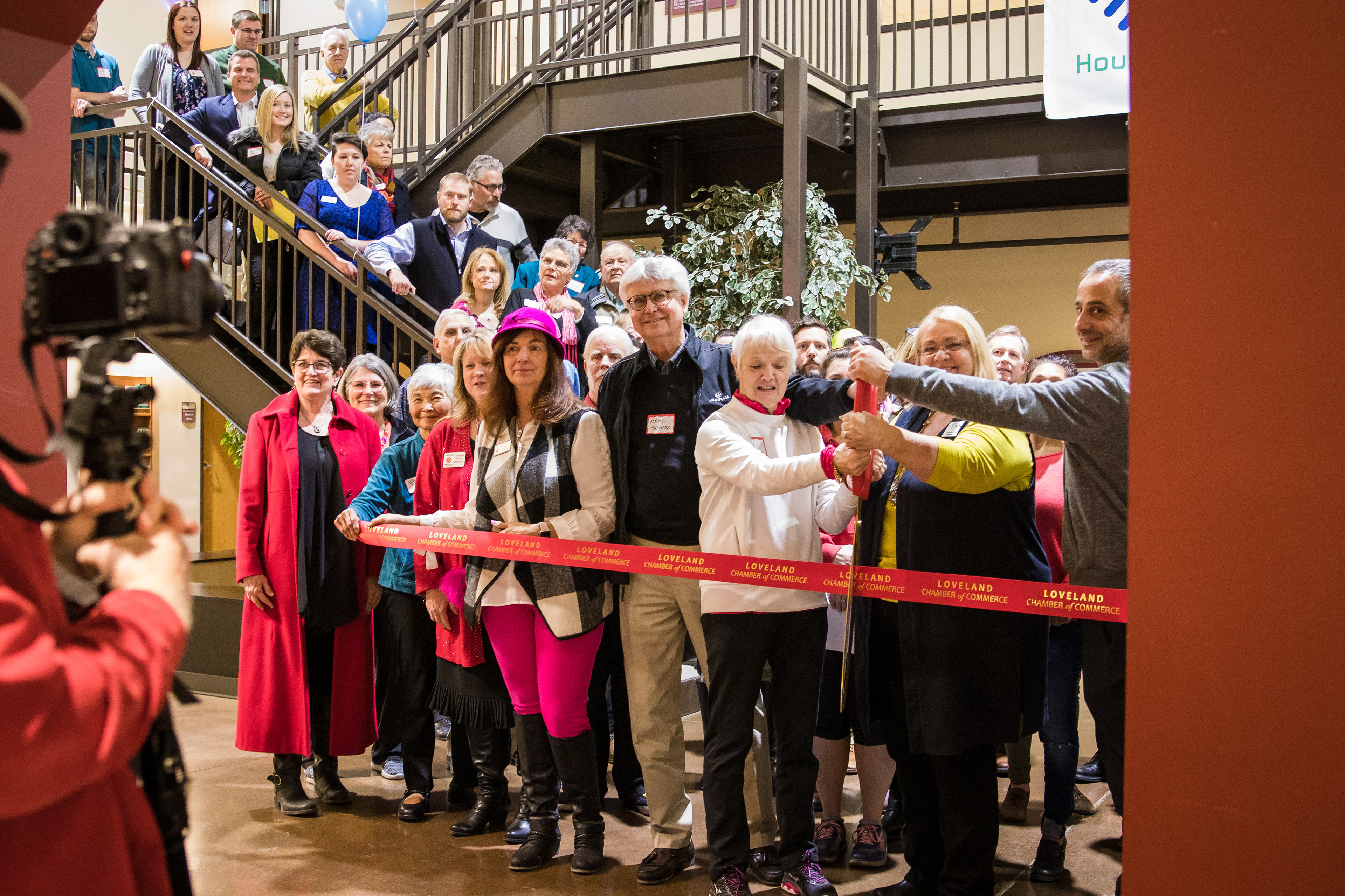 Youth Room ribbon cutting