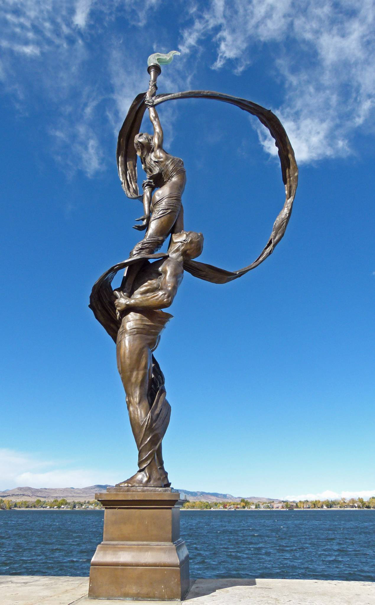 "Dancers" at the lake