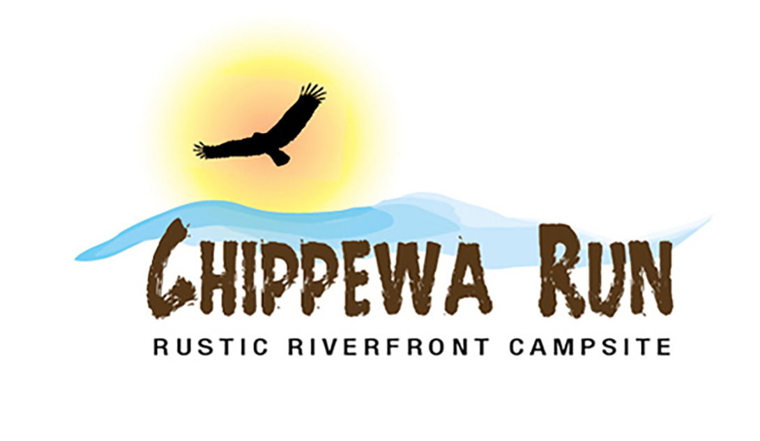 Rustic Riverside campsite branding, Chippewa River Wisconsin by John Hermansen