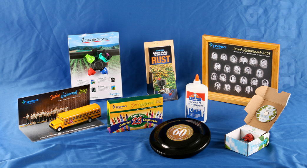 Designed employee giveaways for JA participation 