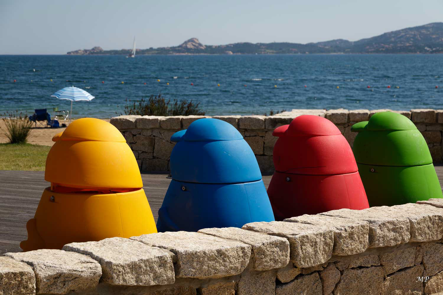 les vigies de la plage de Cannigione