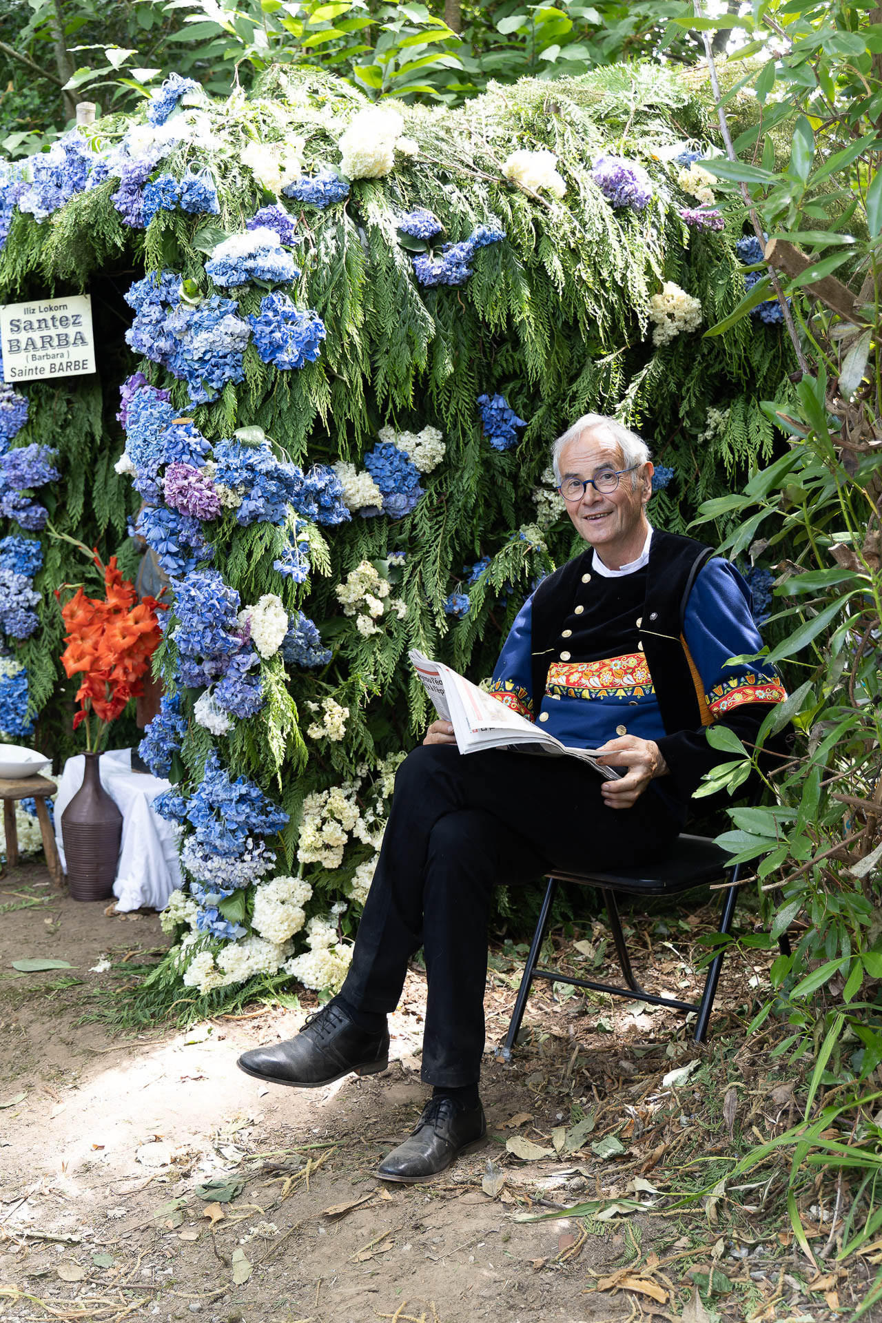 Finistère- Locronan - Une des 42 chapelles qui jalonnent le chemin de la Grand Troménie