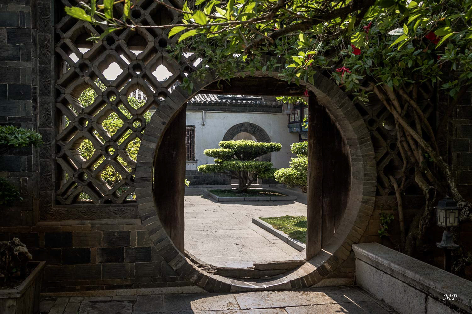 Yunnan - Jianshui : Jardin de la maison Zhu