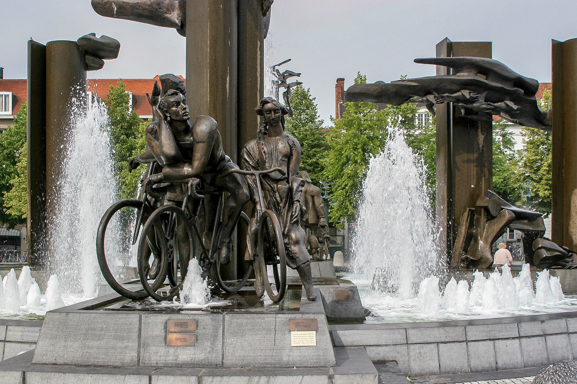 Bruges (en néerlandais Brugge), surnommée la "Venise du Nord"