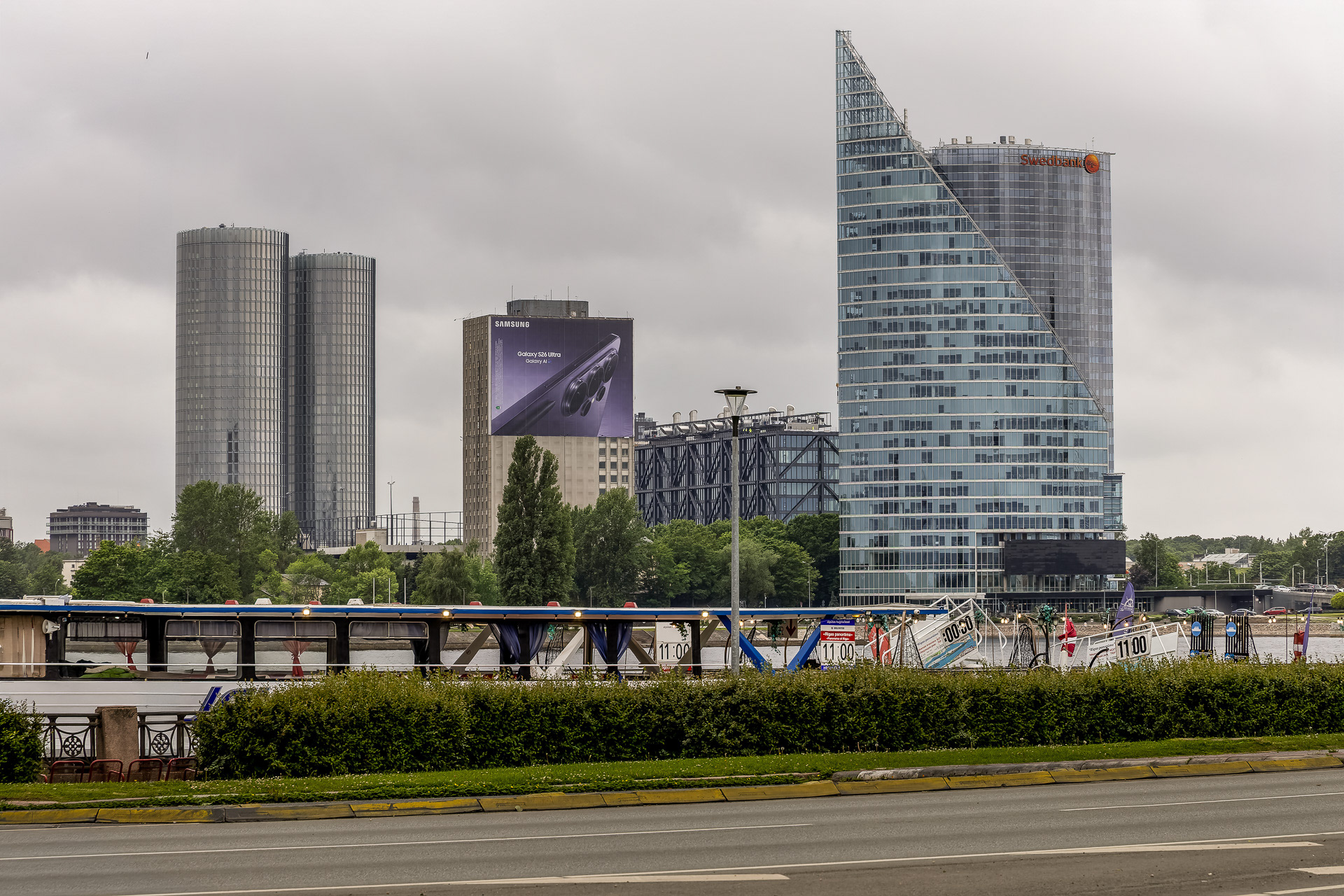 Riga - Le siège de la Swedbank et les Z--Towers