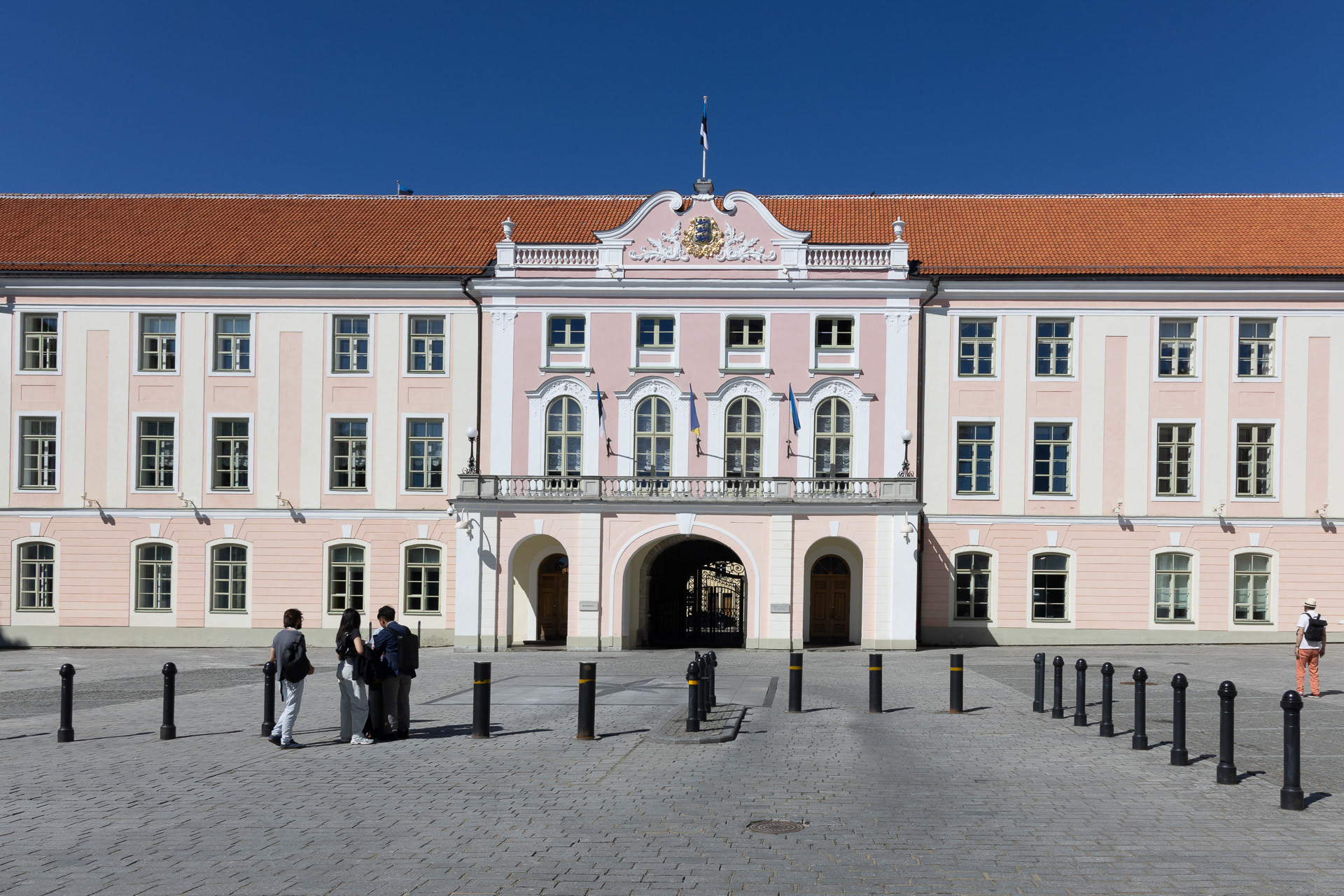 Tallinn -le château de Toompea, siège du Parlement