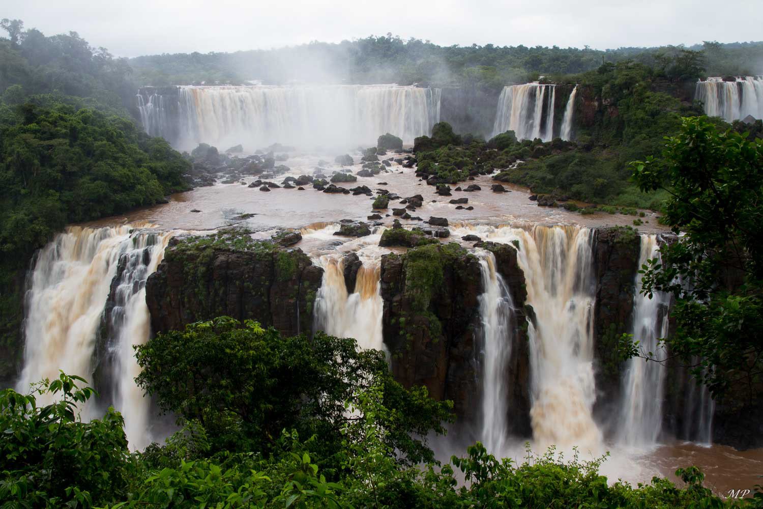 Les chutes d'Iguazù