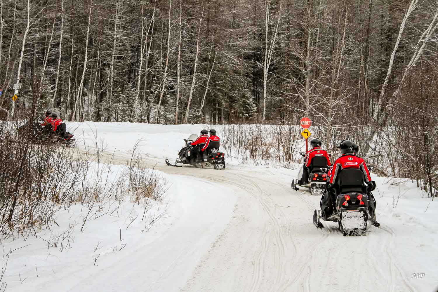 Balade en motoneige