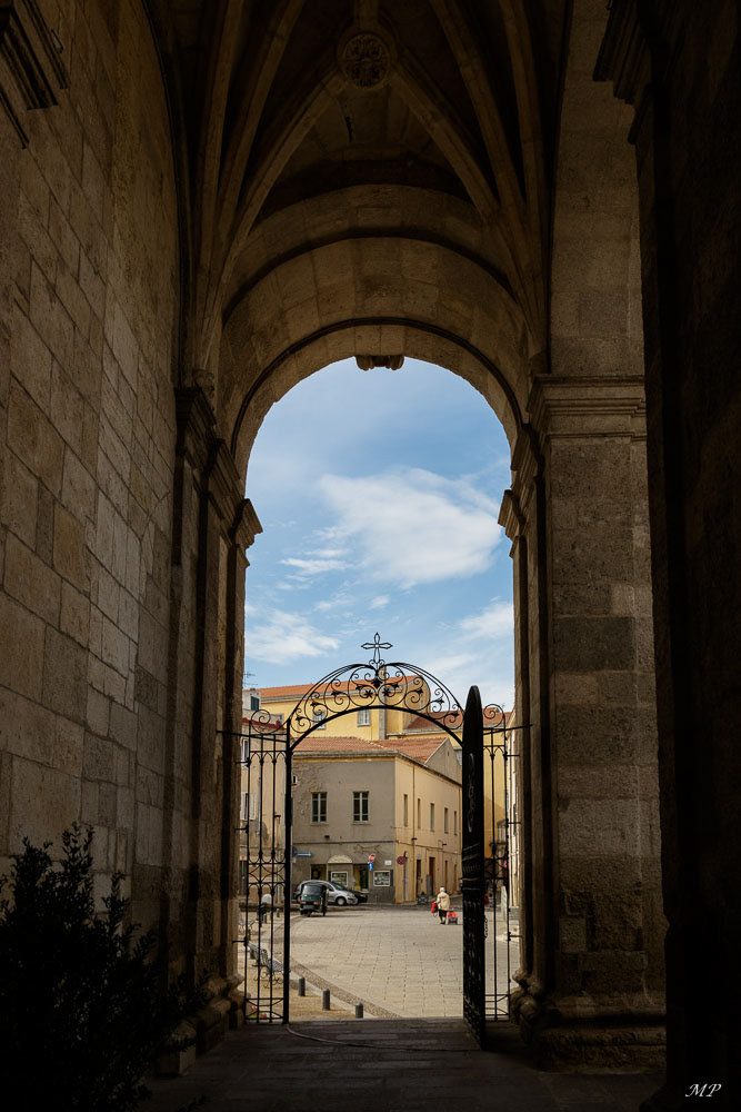 Sassari - Entrée du Duomo di San Nicola