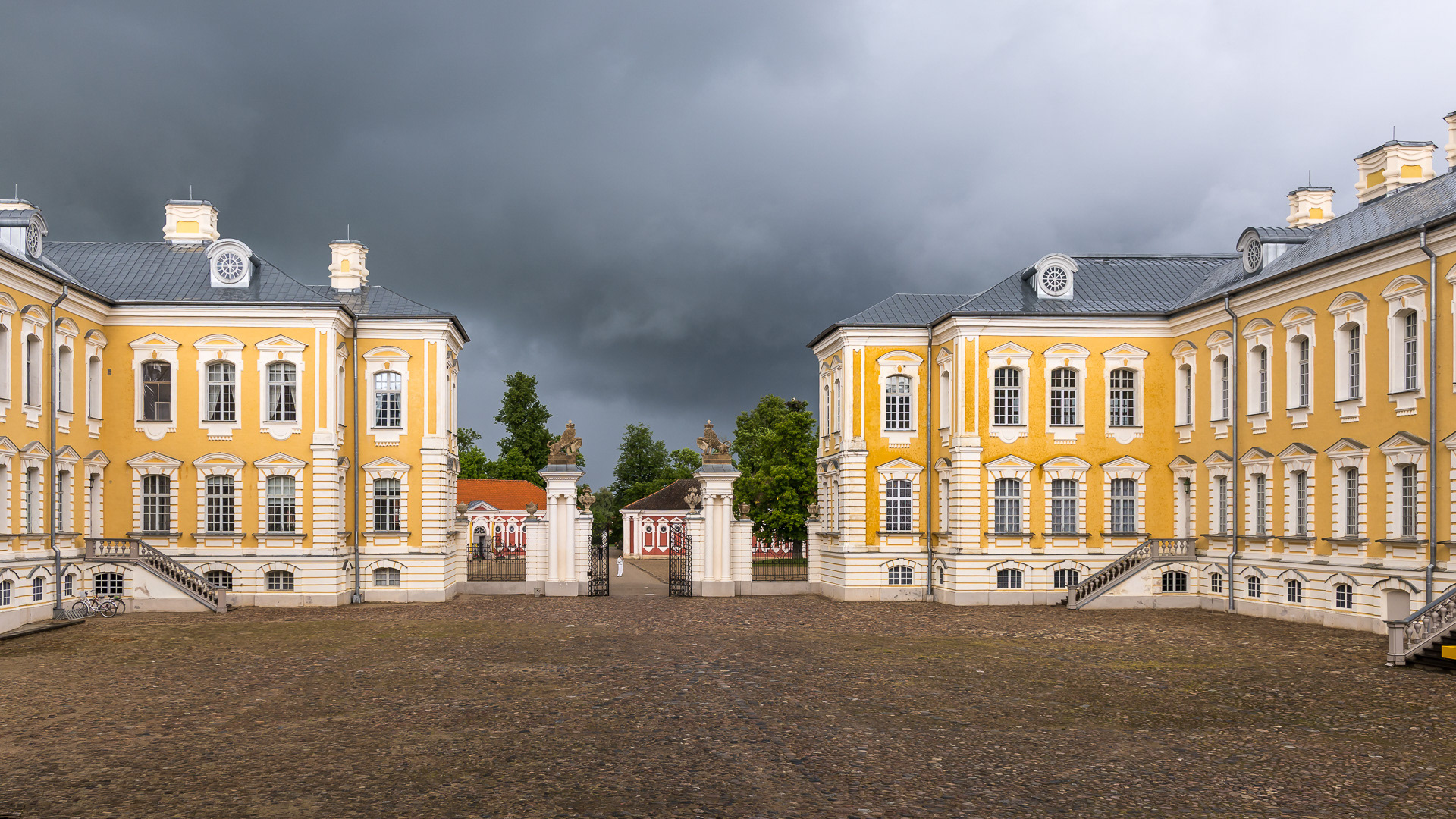 Palais de Rundale, propriété du puissant Duc de Courlande au XVIIIe siècle.