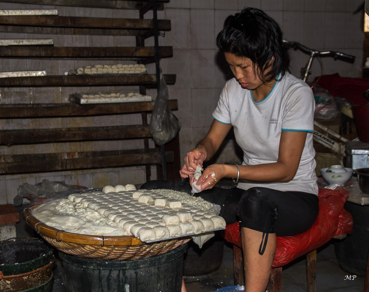 Yunnan - Jianshui : Fabrique de Tofu