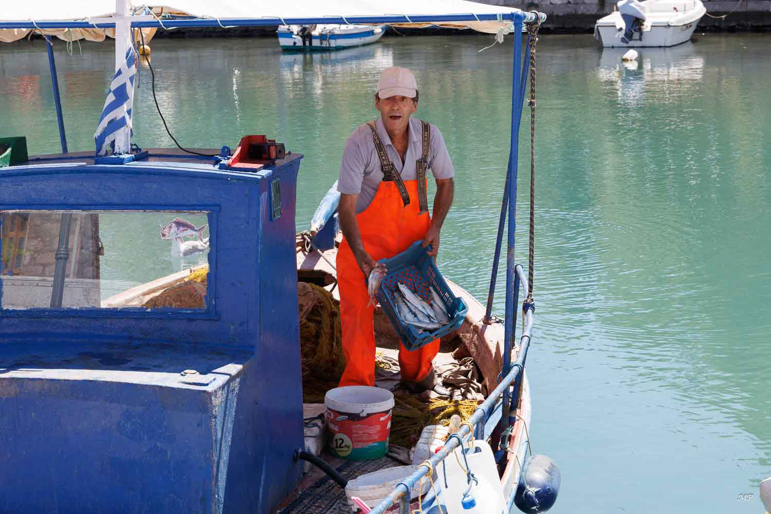 Retour de pêche à Galaxidi