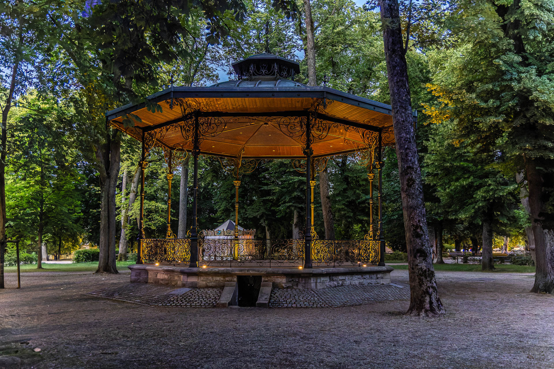 Bourges (18) - Jardin de l'Archevêché