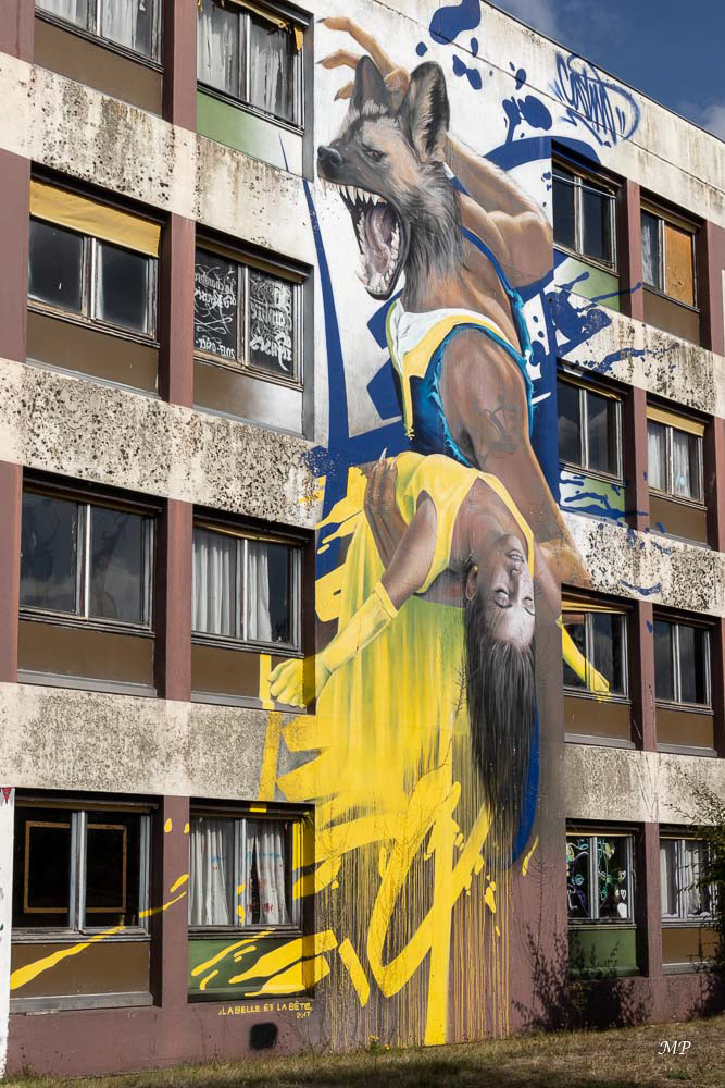 COSTWO, star allemande dans le domaine, a réalisé cette oeuvre en une semaine uniquement à la bombe.