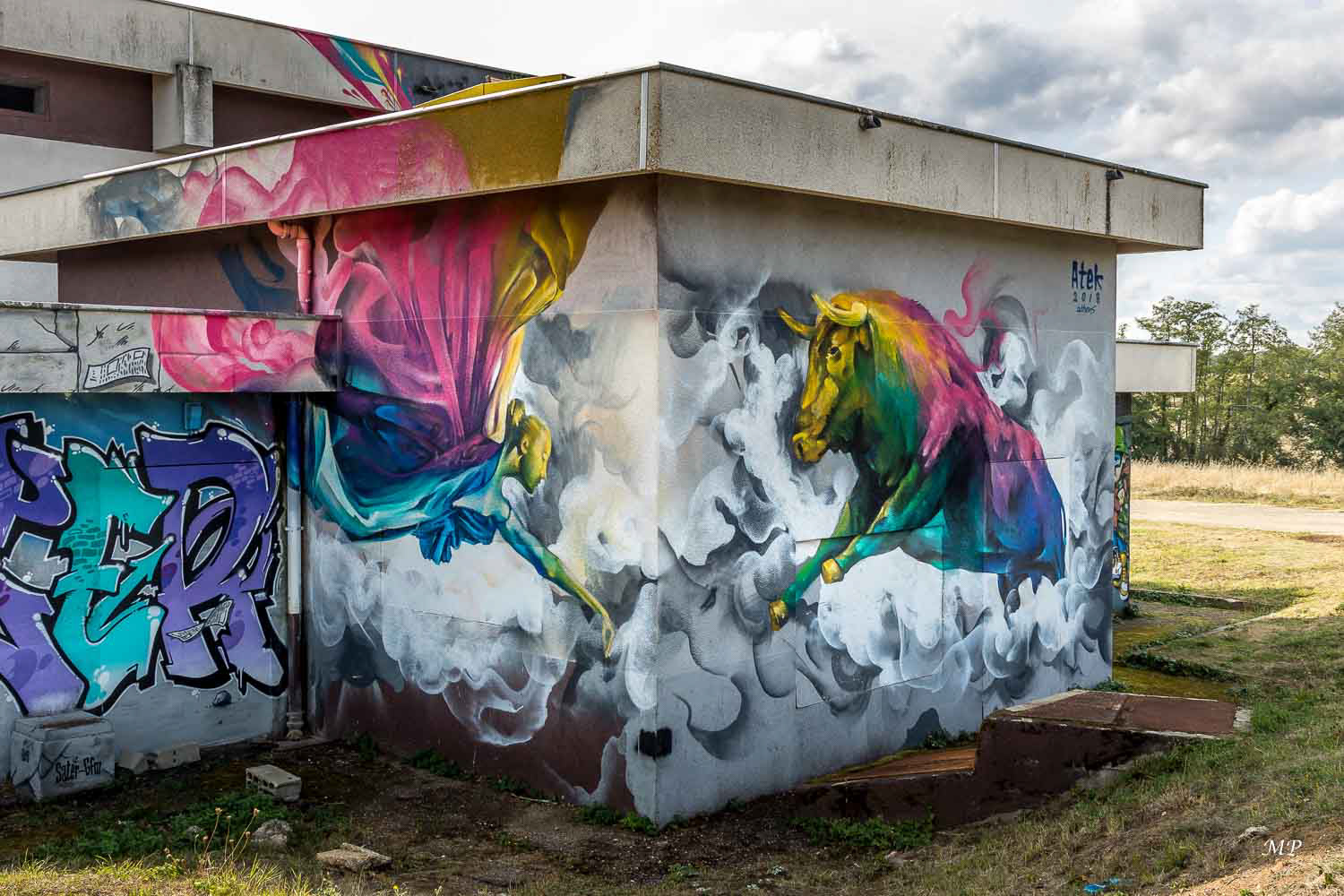 "Europe et Taureau" d'AERO, , artiste grec