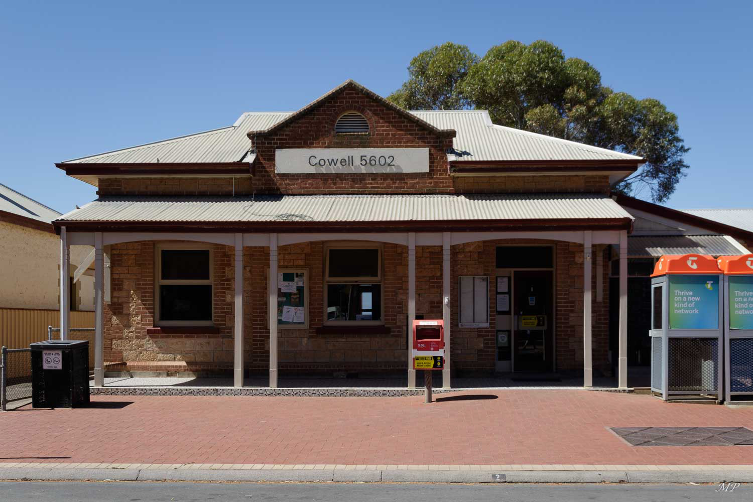 La Poste de Cowell, localité située sur la côte Est de la péninsule d'Eyre