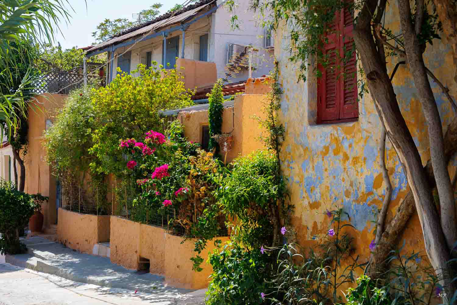 Le quartier d'Anafiotika au pied de l'Acropole