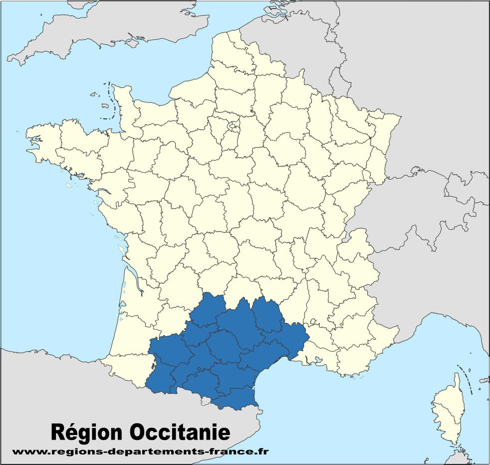 Situation de l'Occitanie