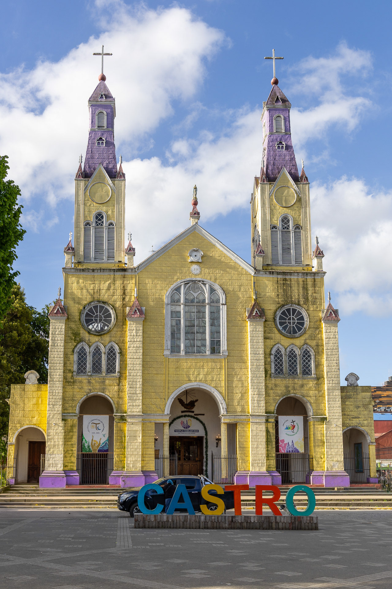 L'île de Chiloé - Cathédral San Francisco à Castro