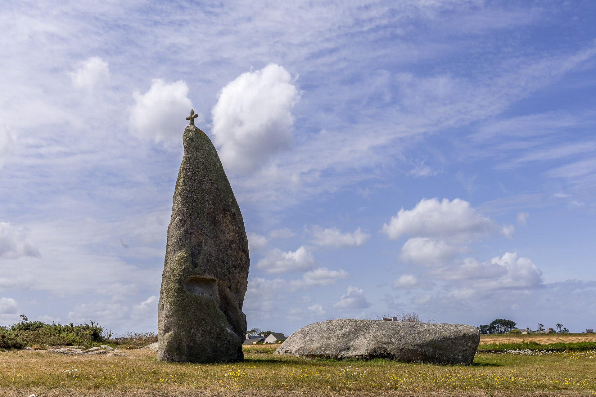 Finistère - Menhir de Men-Marz