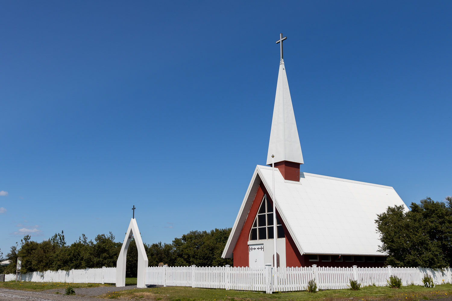 Vallée de la Hvítá - Petite église de Pilagrimsleidin