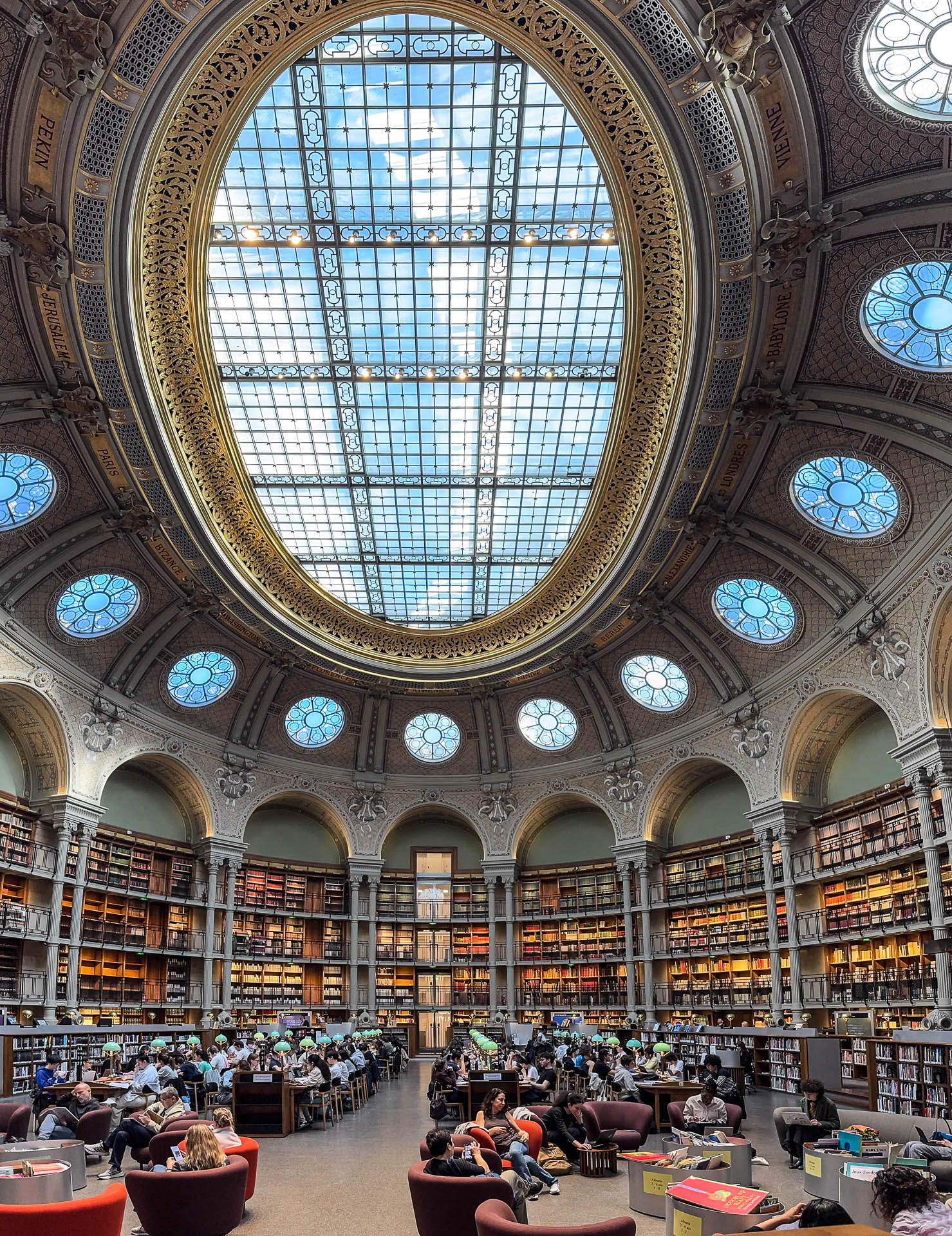 Bibliothèque Richelieu - salle Ovale (IIe)