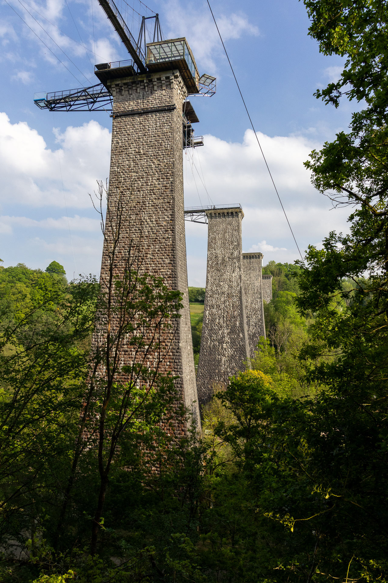Viaduc de la Souleuvre, lieu de Sauts à l'élastique (Calvados)