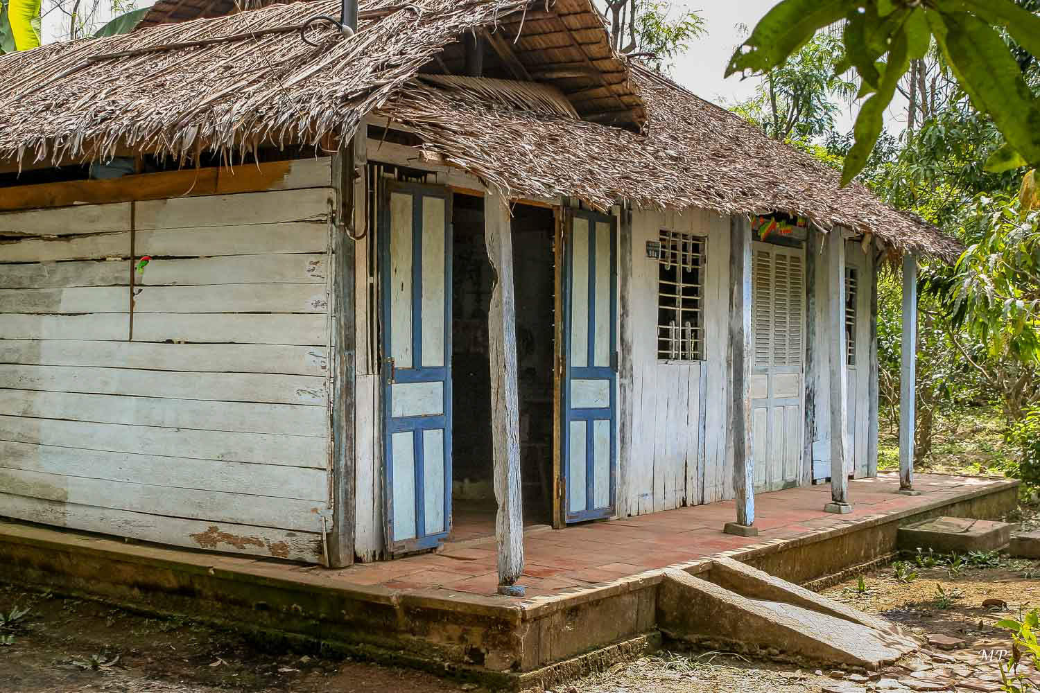 Delta du Mékong - habitation sur l'île de la Tortue