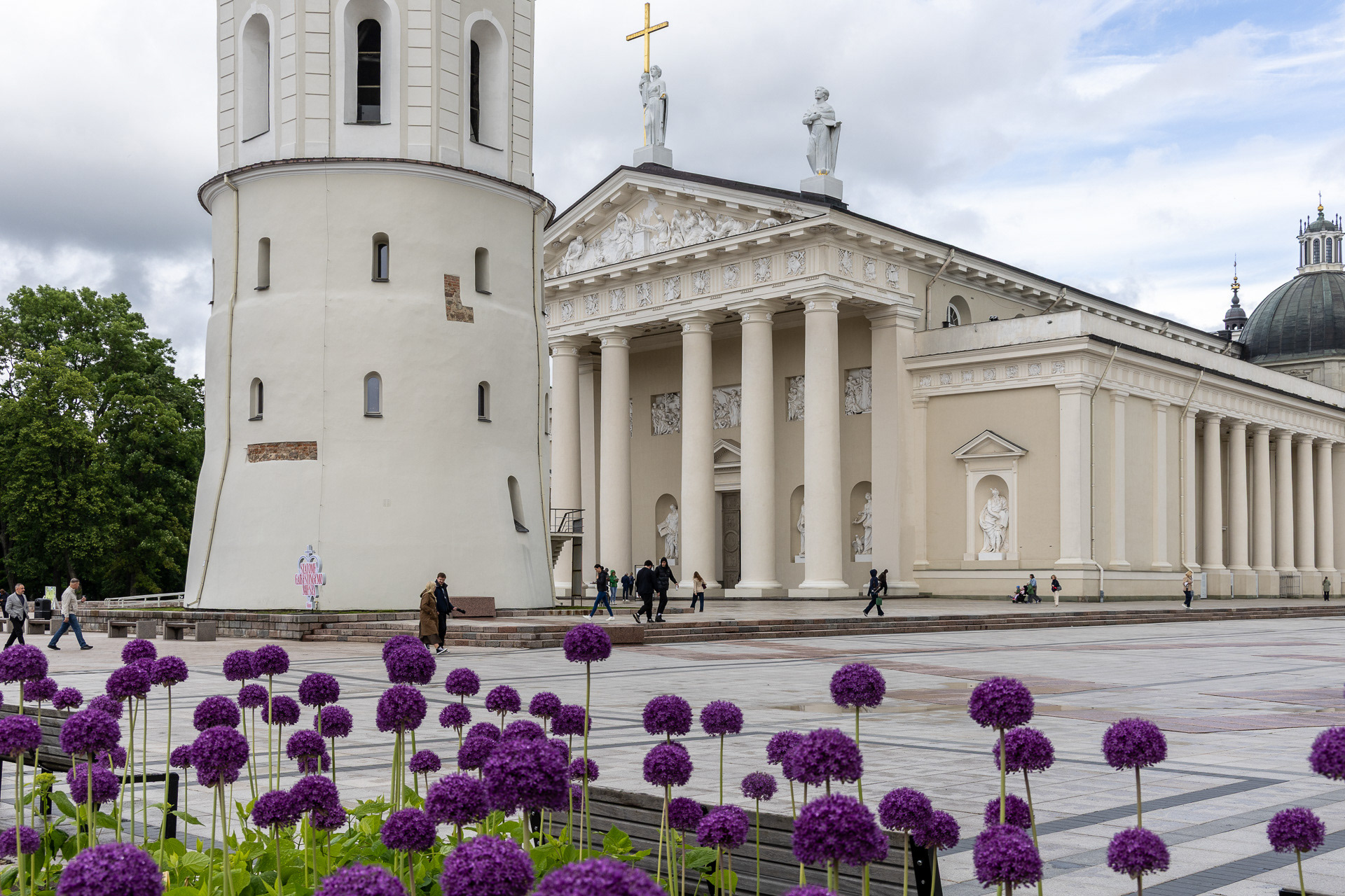 Vilnius - la Cathédrale Saint-Stanislas-et-Saint-Ladislas 