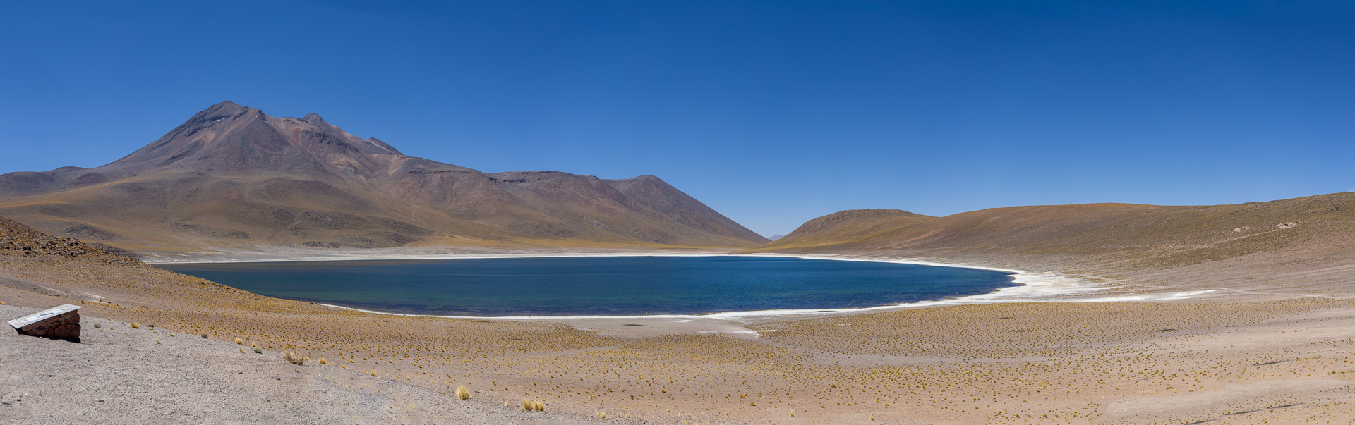 Atacama - La lagune altiplanique de Miñiques. (4120m)
