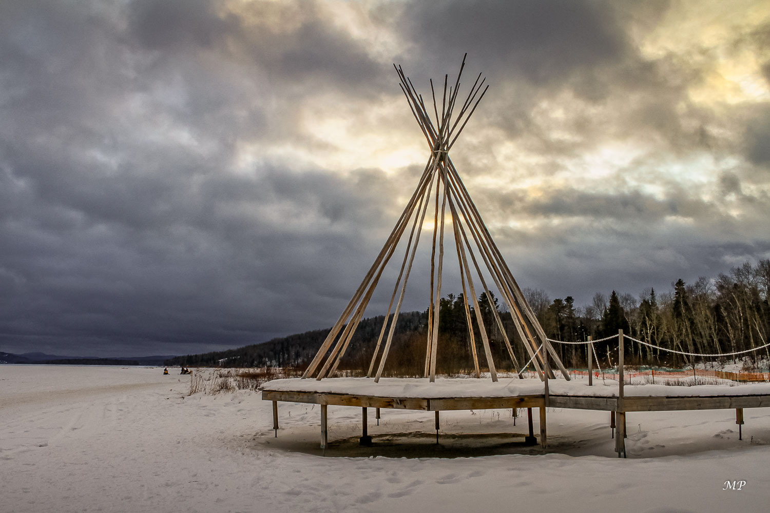 Fin de journée sur le lac Taureau
