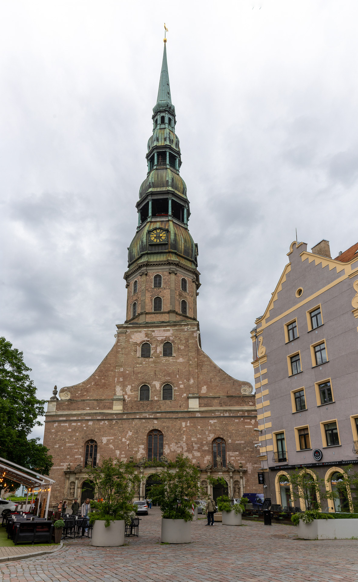 Riga - Eglise St-Pierre, fondée au XIIe et inscrite au patrimoine de l'Unesco