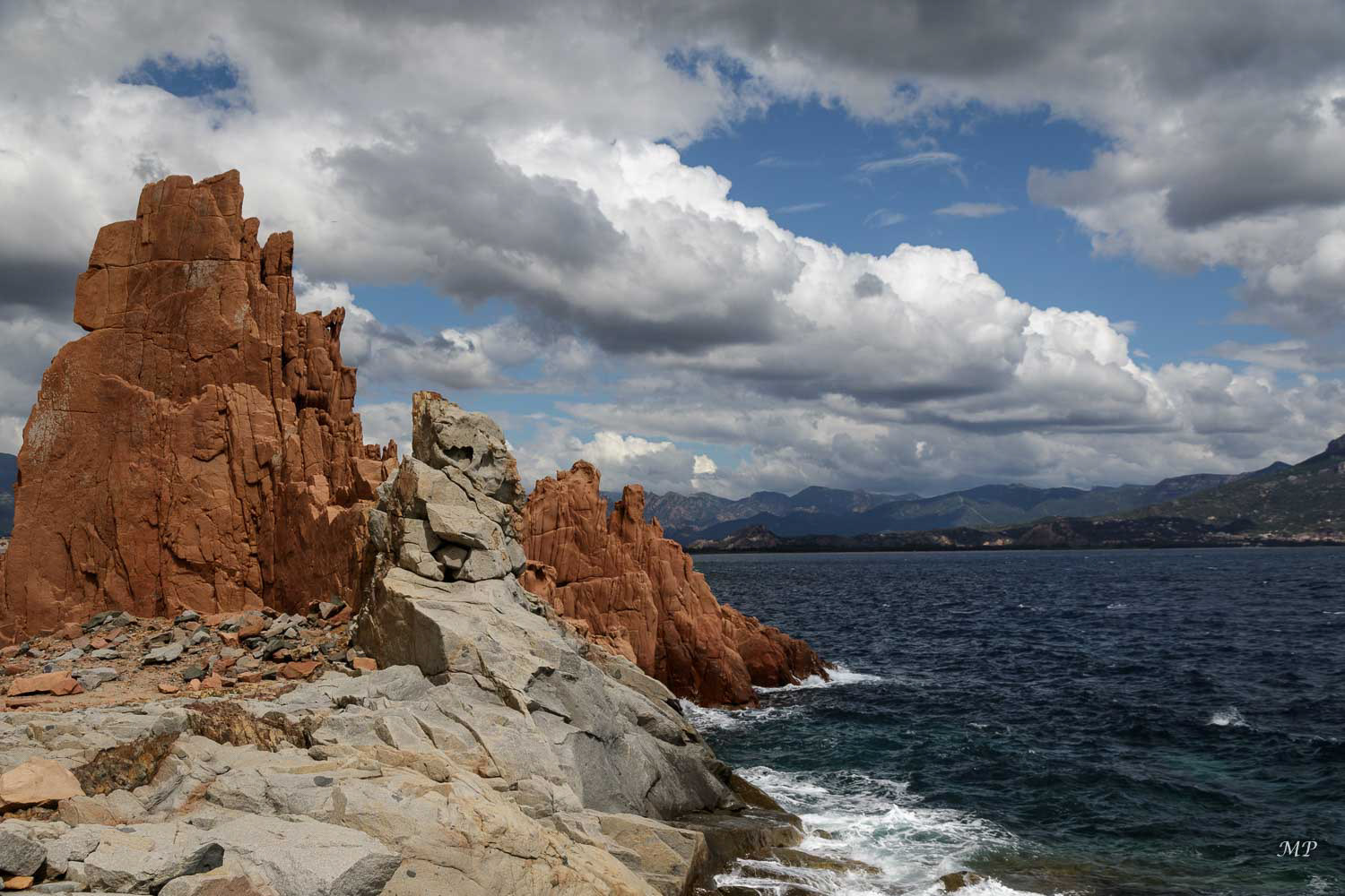 Les rochers rouges d'Arbatax