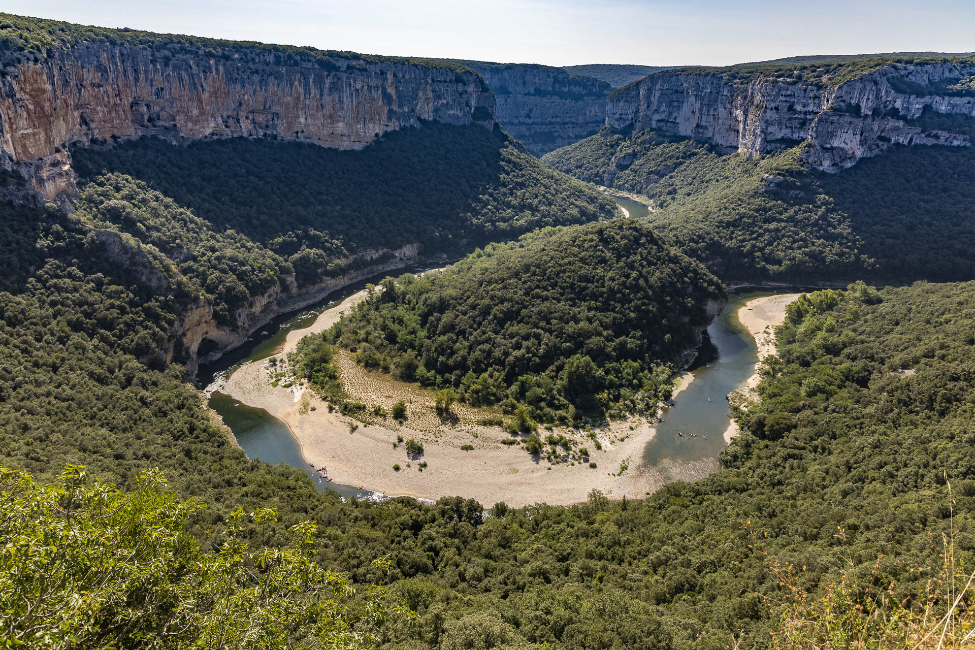 Les gorges de l'Ardèche