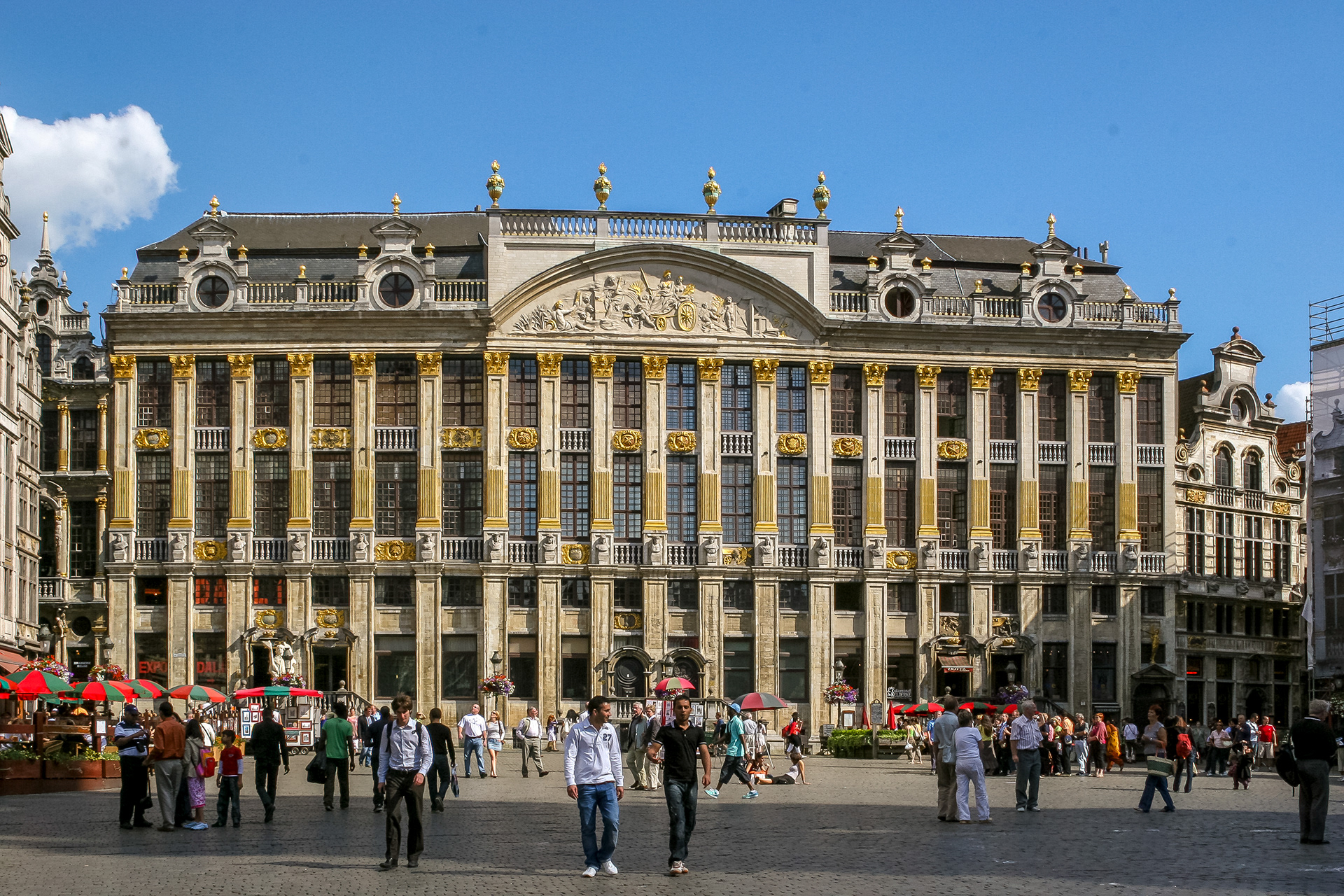 Bruxelles, sur la Grand-Place, la Maison des Ducs de brabant