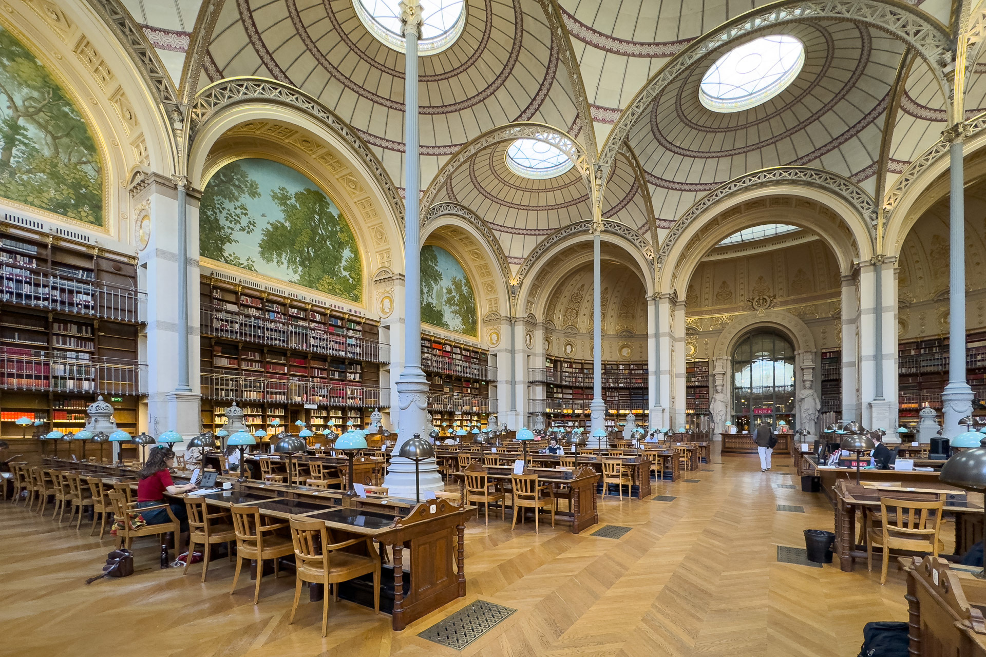 Bibliothèque Richelieu - salle Labrouste (IIe)