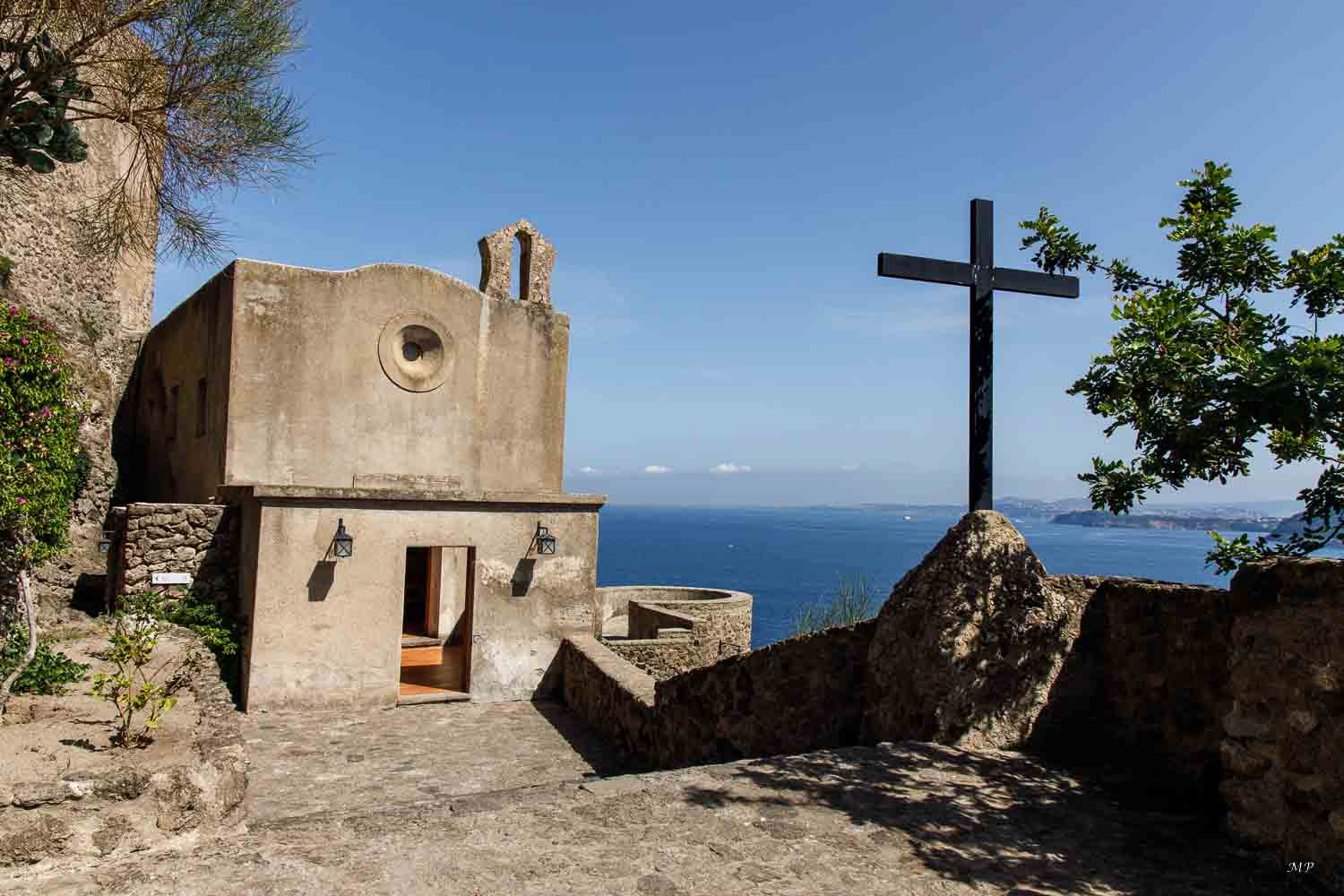 Ischia - Chapelle dans le château Aragonais