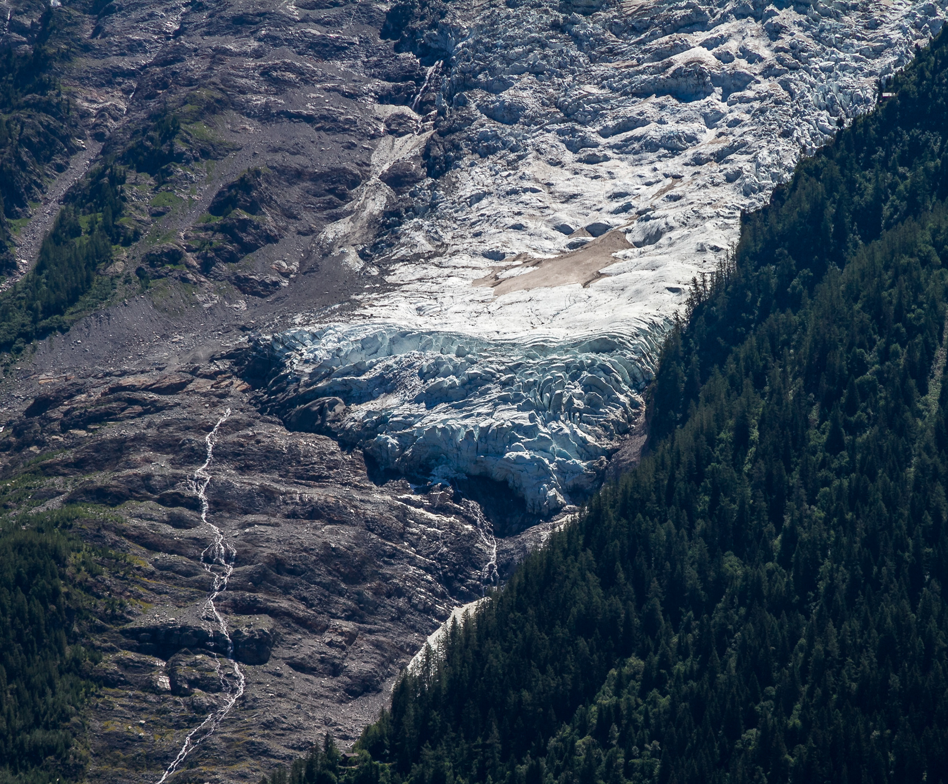 Haute-Savoie, le glacier du Cosson