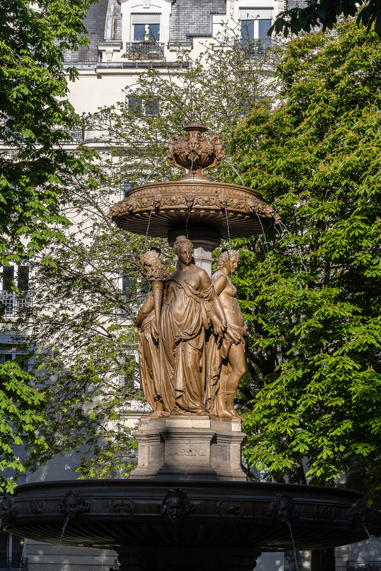 Fontaine du square Louvois (IIe)
